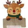 Renne de Noël personnalisable en bois - Vintiun