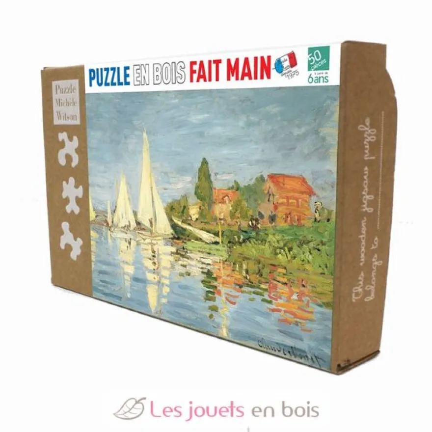 Régates à Argenteuil de Monet - Puzzle Michèle Wilson