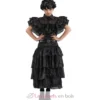Robe de bal noire Mercredi Addams 152 cm - Chaks