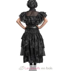 Robe de bal noire Mercredi Addams 152 cm - Chaks