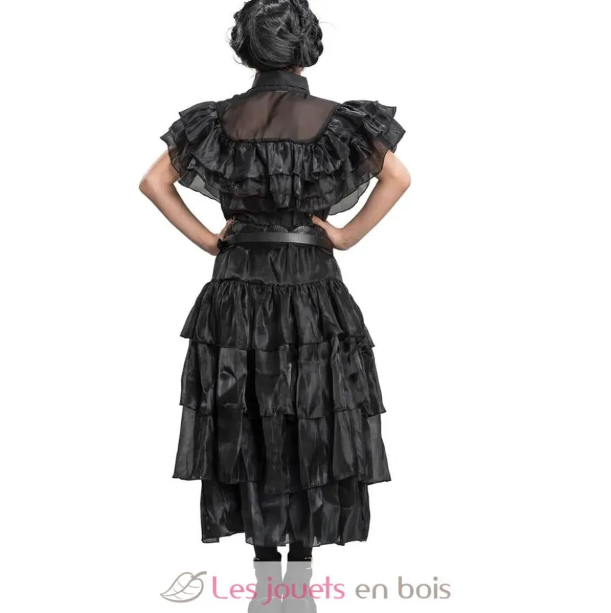 Robe de bal noire Mercredi Addams 152 cm - Chaks