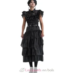 Robe de bal noire Mercredi Addams 164 cm - Chaks