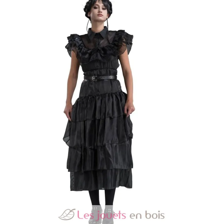 Robe de bal noire Mercredi Addams 164 cm - Chaks