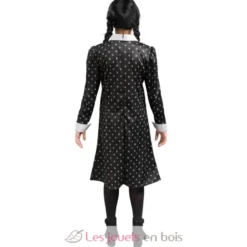 Robe noire Mercredi Addams 140 cm - Chaks