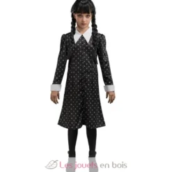 Robe noire Mercredi Addams 152 cm - Chaks