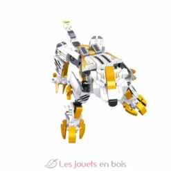 Robot Mecha 2 en 1 blanc jaune - Sluban