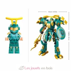 Robot Mecha 2 en 1 vert jaune - Sluban