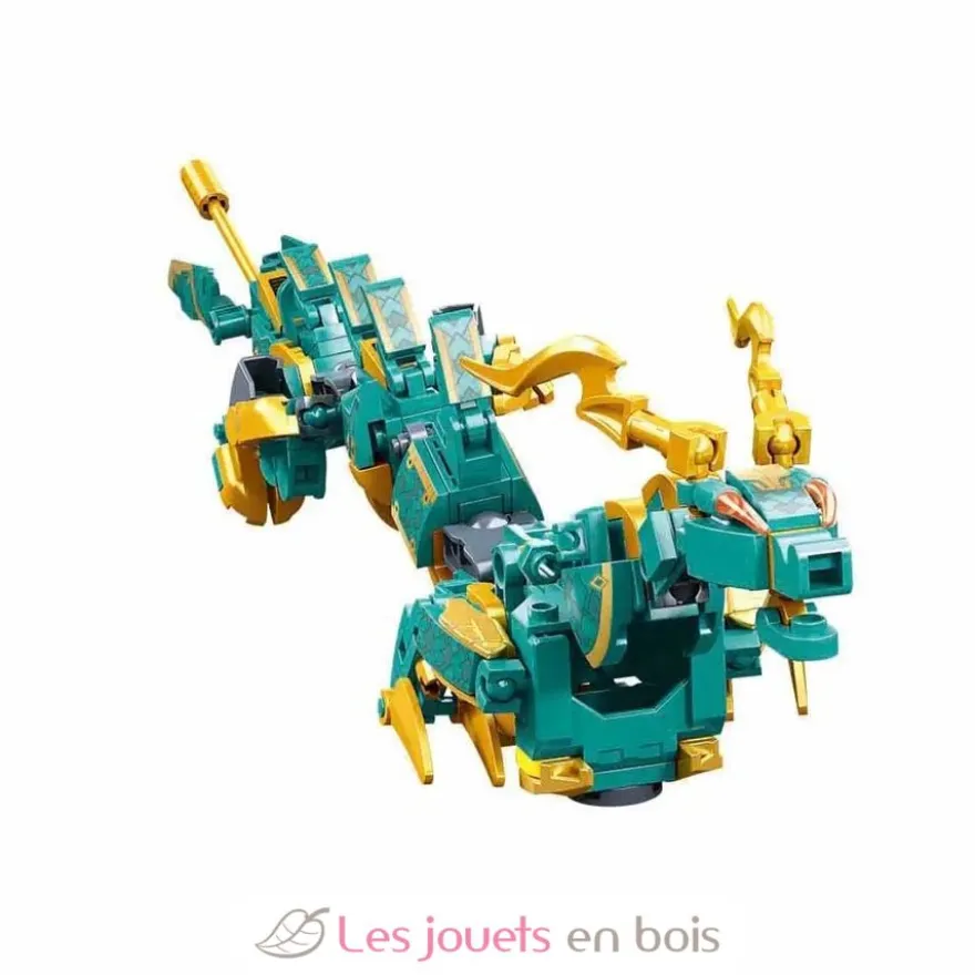 Robot Mecha 2 en 1 vert jaune - Sluban