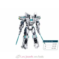 Robot PR Mecha blanc - Sluban