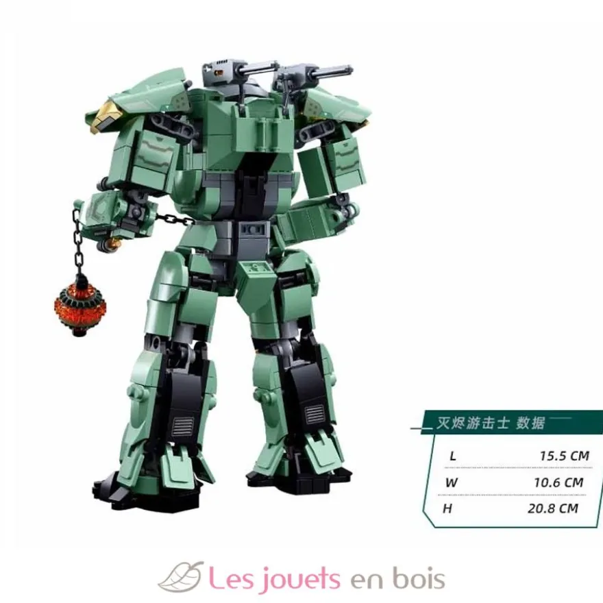 Robot PR Mecha vert - Sluban