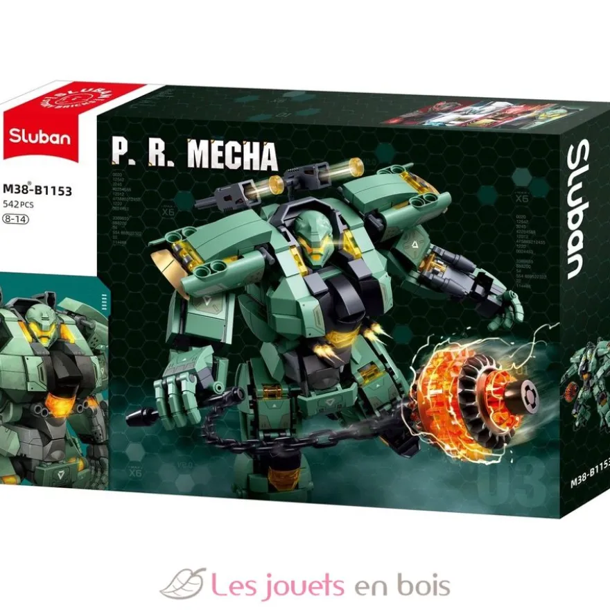 Robot PR Mecha vert - Sluban