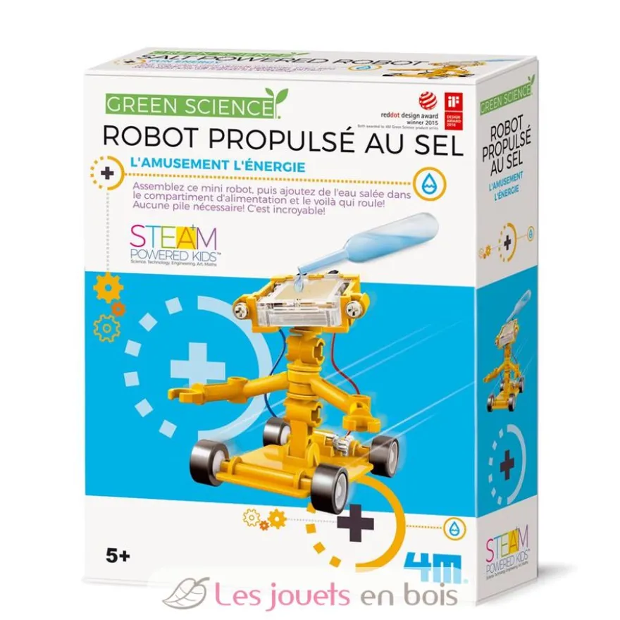 Robot propulsé au sel à construire - 4M Green Science
