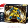 Robot Super PR Mecha jaune bleu - Sluban
