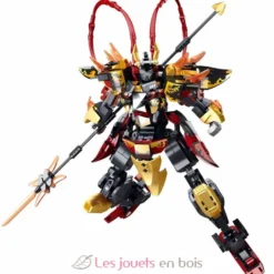 Robot Super PR Mecha noir rouge jaune - Sluban