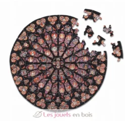 Rosace Notre Dame XIIIème siècle - Puzzle Michèle Wilson