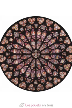 Rosace Notre Dame XIIIème siècle - Puzzle Michèle Wilson
