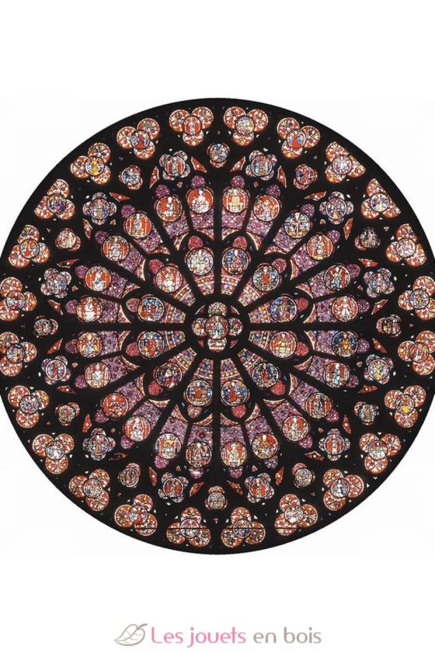 Rosace Notre Dame XIIIème siècle - Puzzle Michèle Wilson