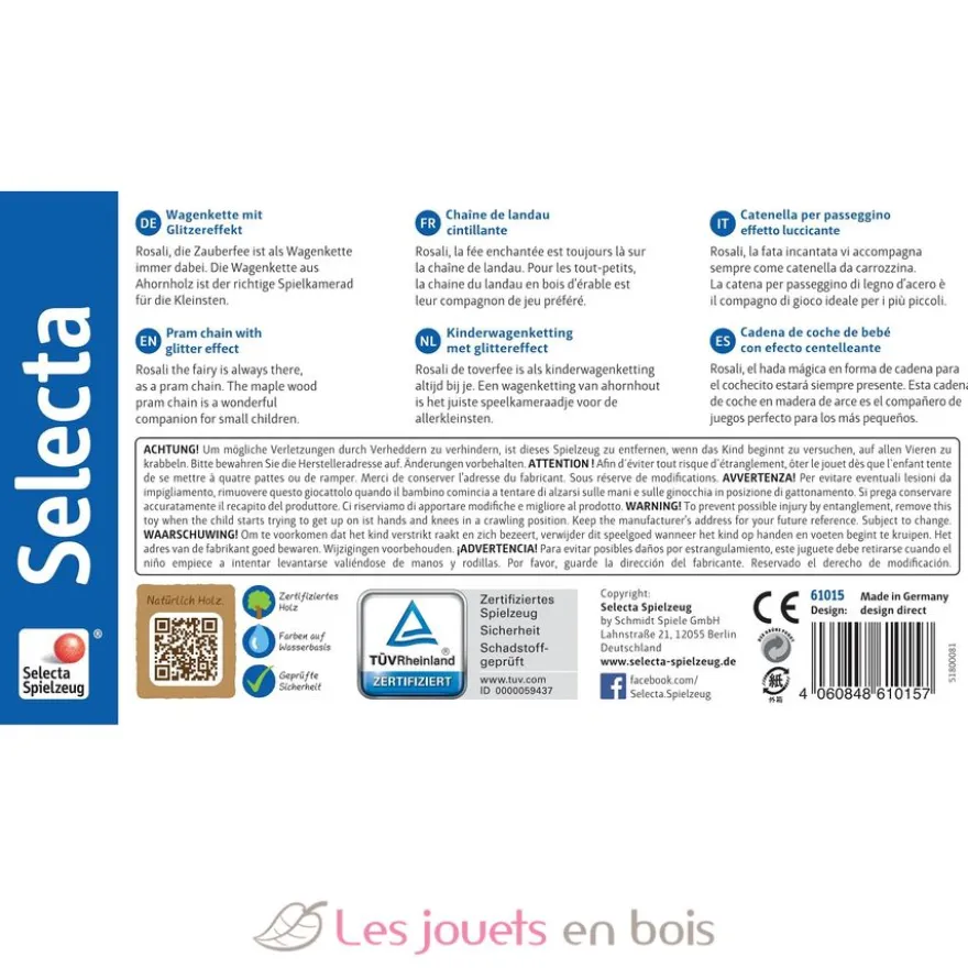 Rosali - Chaîne de landau - Selecta