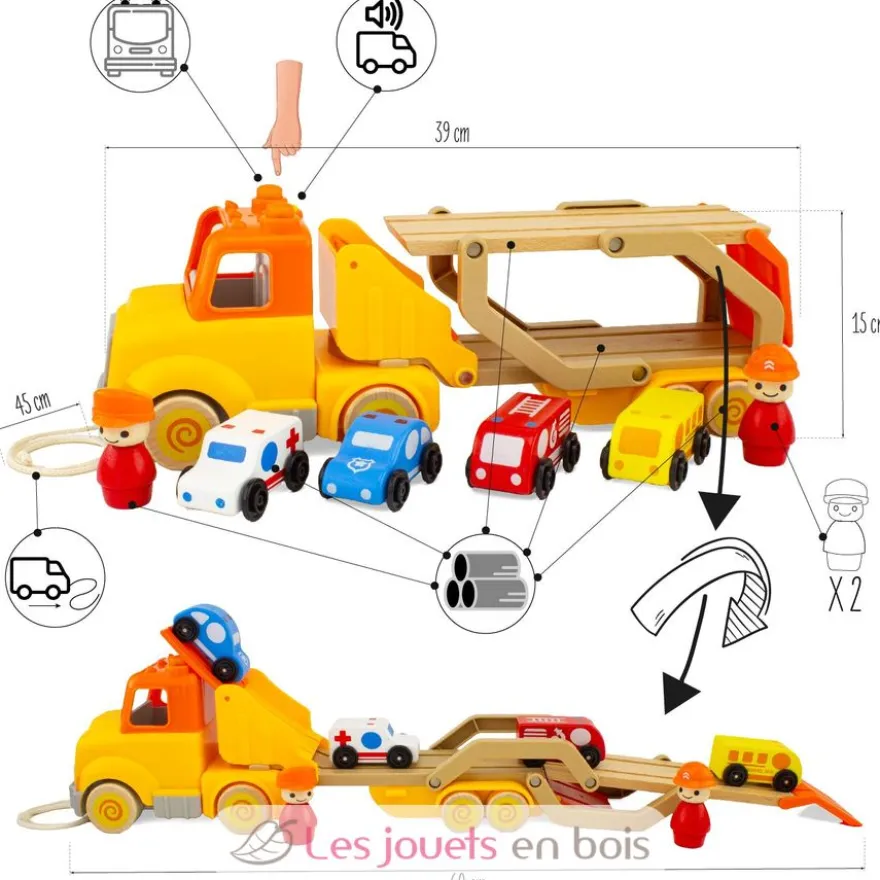 Routoudou - Camion porte voitures - Ulysse