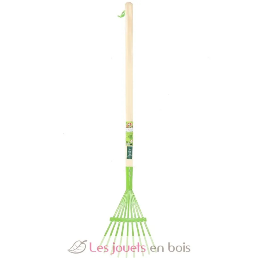 Râteau à feuilles pour enfant vert - Esschert Design