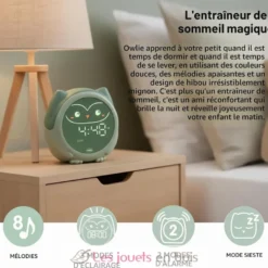 Réveil éducatif magique Owlie - Dès 3 ans - Cloud b