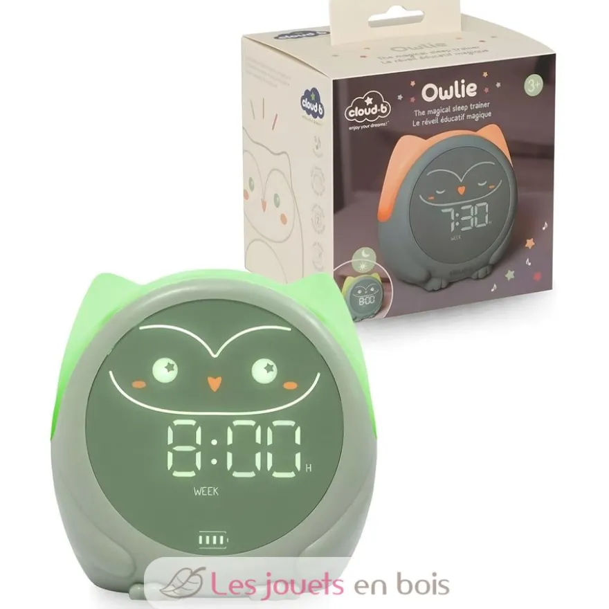Réveil éducatif magique Owlie - Dès 3 ans - Cloud b