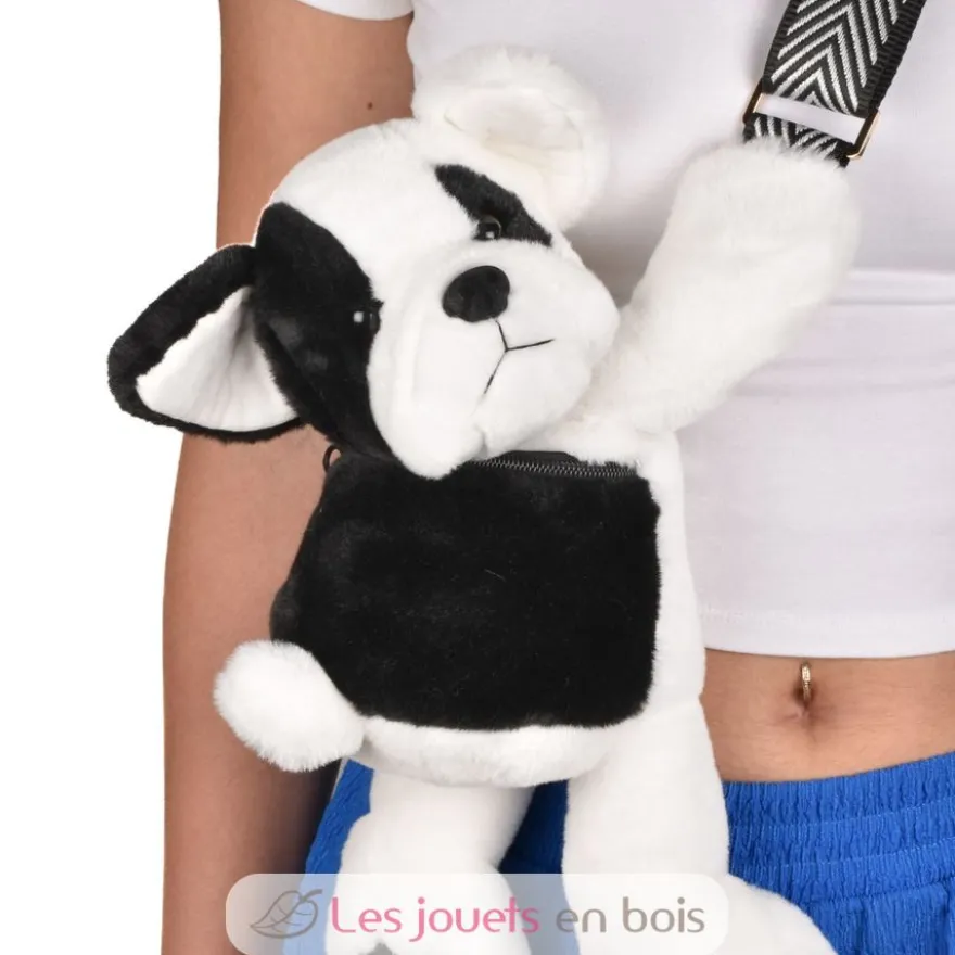 Sac bandoulière chien en peluche - Doudou et Compagnie
