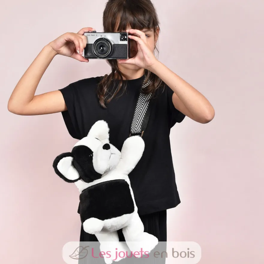 Sac bandoulière chien en peluche - Doudou et Compagnie