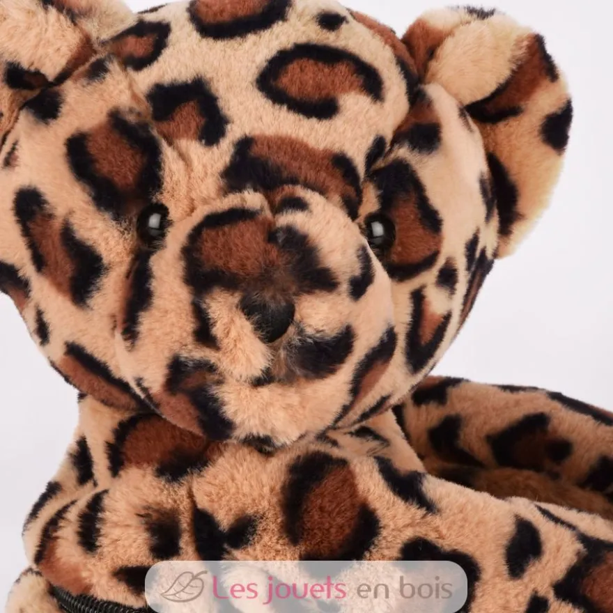 Sac bandoulière ours léopard en peluche - Doudou et Compagnie