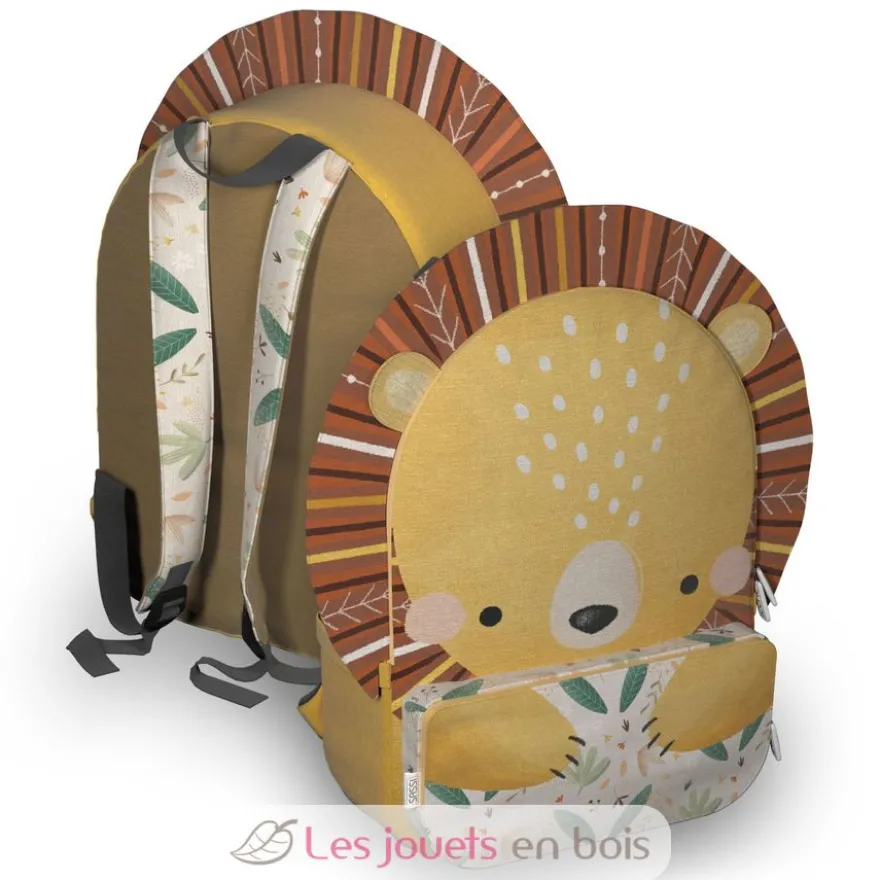 Sac à dos Chompy le lion jaune - Sassi