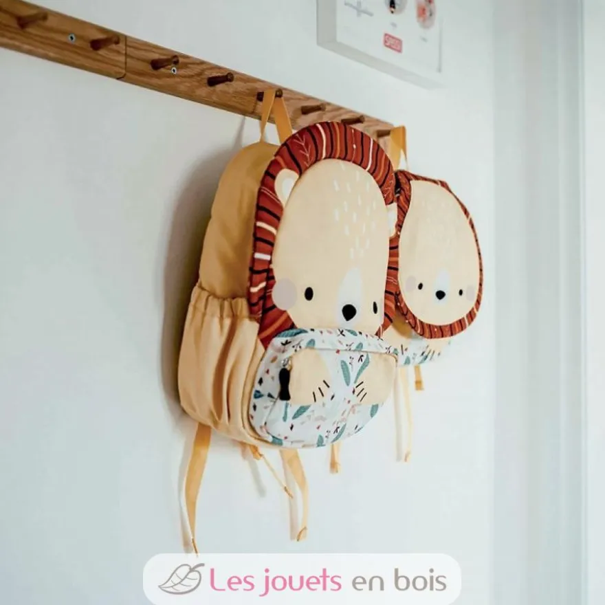 Sac à dos Chompy le lion jaune - Sassi