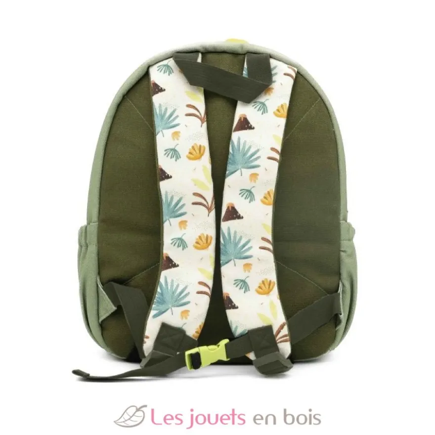 Sac à dos Cracky le dinosaure vert - Sassi