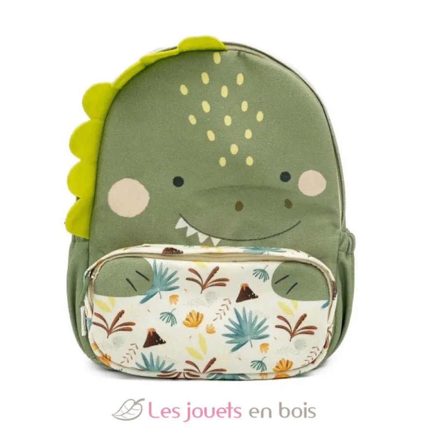 Sac à dos Cracky le dinosaure vert - Sassi