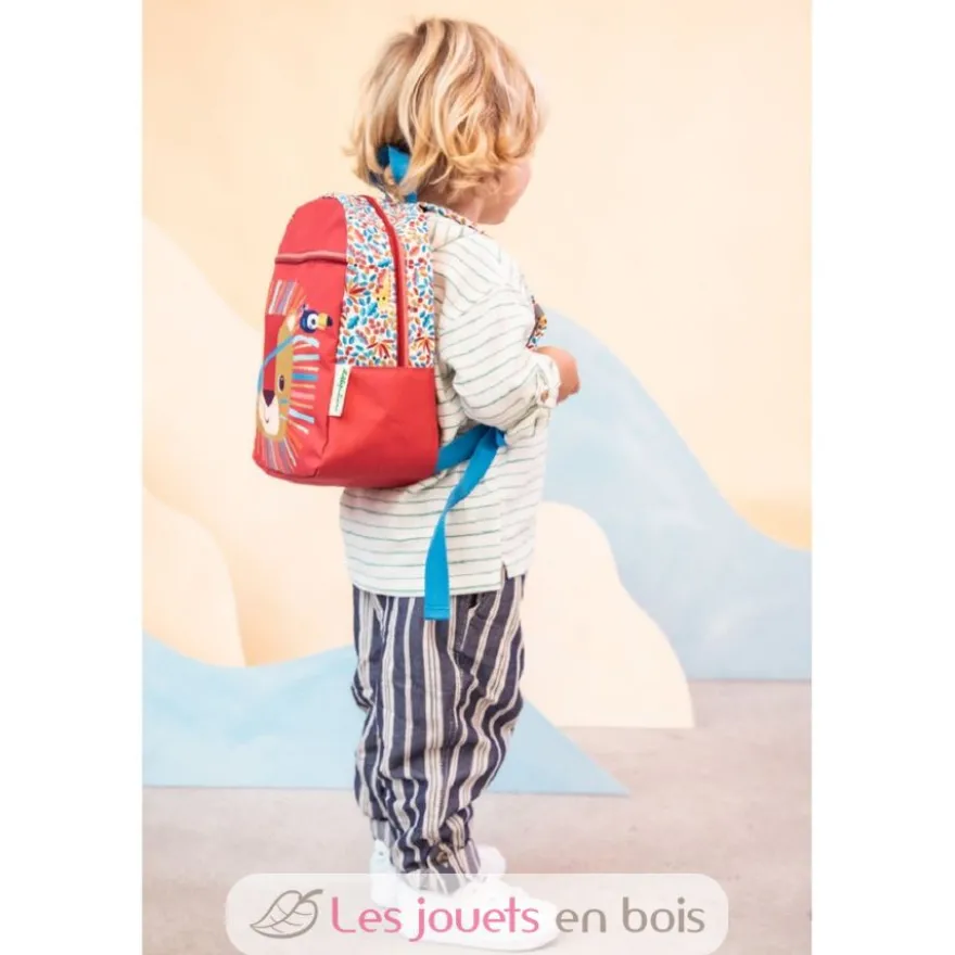 Sac à dos Jack le lion rouge - Lilliputiens
