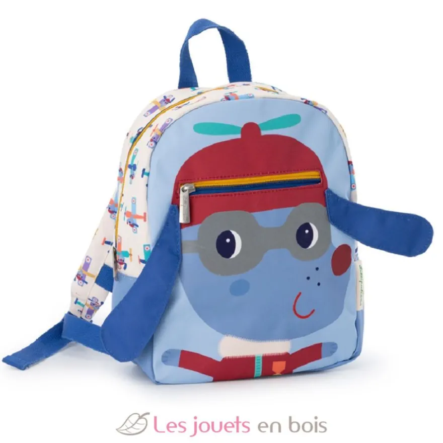 Sac à dos Jules le chien violet - Lilliputiens