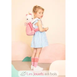 Sac à dos Lena la licorne blanc et rose - Lilliputiens