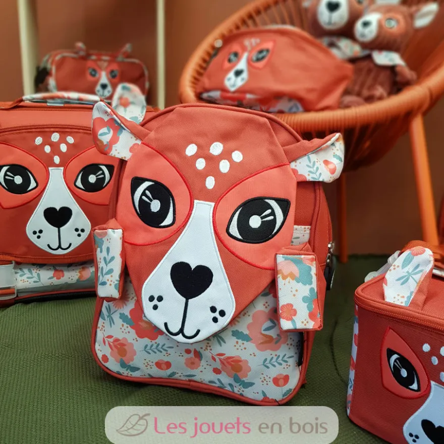 Sac à dos Mélimélos la biche rouge - Les Déglingos