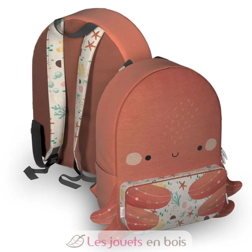 Sac à dos Slurpy la pieuvre rouge - Sassi