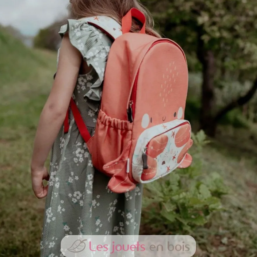 Sac à dos Slurpy la pieuvre rouge - Sassi