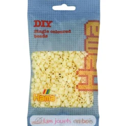 Sachet 1000 perles plastique Midi crème - Hama