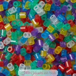 Sachet 1000 perles plastique Midi paillettes - Hama