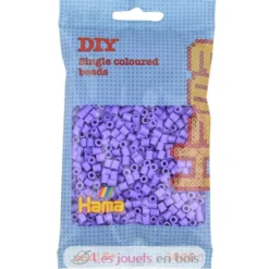 Sachet 1000 perles plastique Midi Violet pastel - Hama