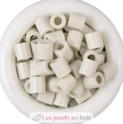 Sachet 1000 perles plastique Midi Blanc calcaire - Hama