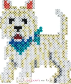 Sachet 1000 perles plastique Midi Blanc calcaire - Hama