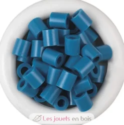 Sachet 1000 perles plastique Midi Bleu pétrole - Hama