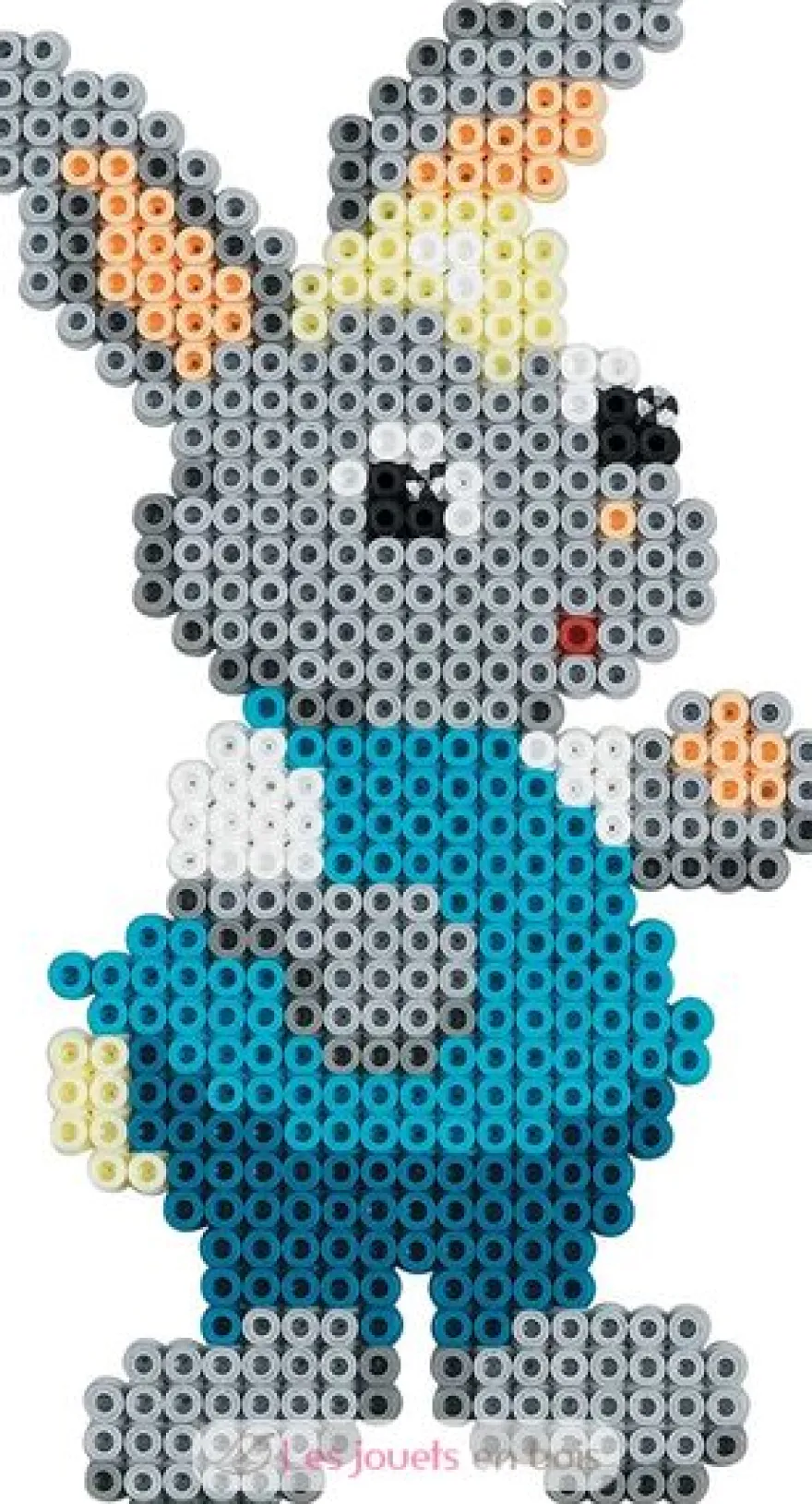 Sachet 1000 perles plastique Midi Bleu pétrole - Hama