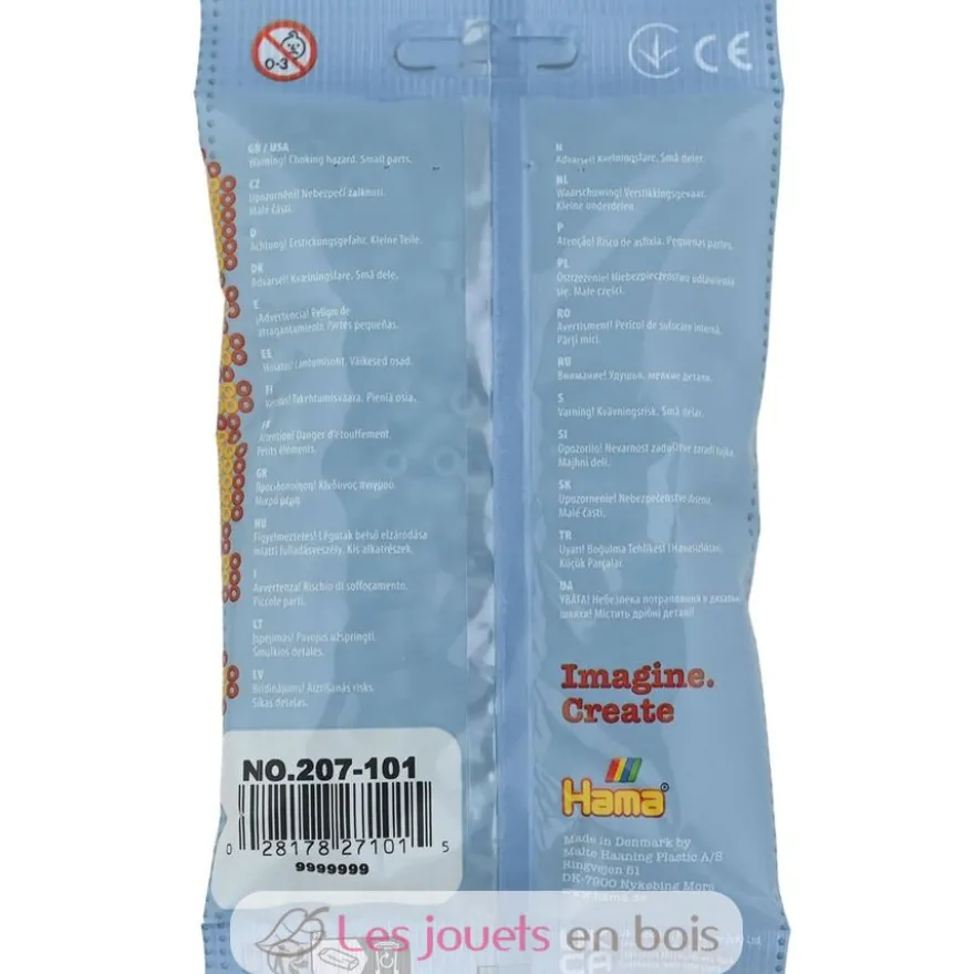Sachet 1000 perles plastique Midi eucalyptus - Hama