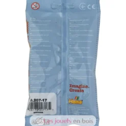 Sachet 1000 perles plastique Midi gris - Hama