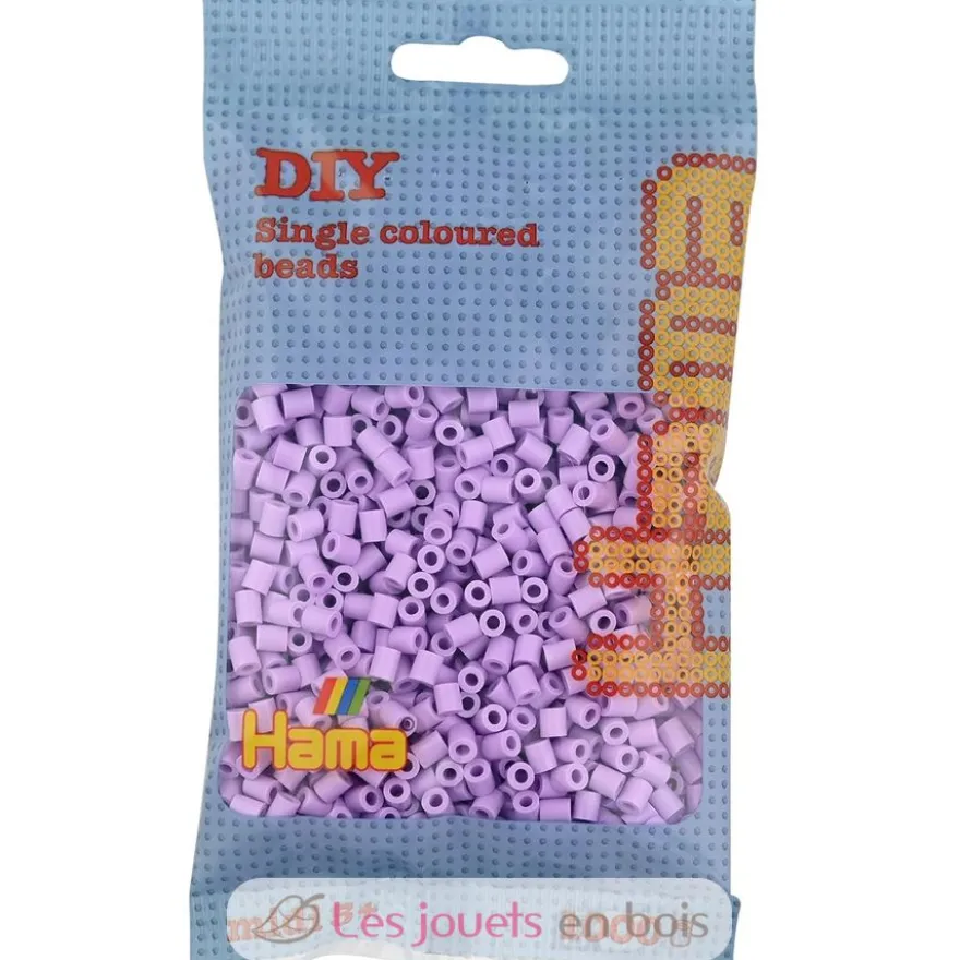 Sachet 1000 perles plastique Midi lilas - Hama