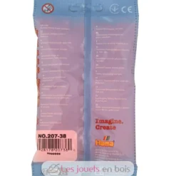 Sachet 1000 perles plastique Midi Orange néon - Hama